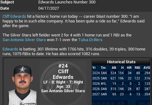 Name:  2027 Cliff Edwards 300th HR.jpg
Views: 242
Size:  65.9 KB