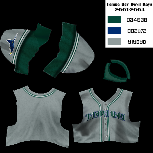 Tampa Bay DEVIL Rays Concept Uniform - Uniforms - MVP Mods