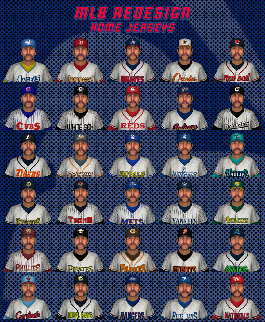 MLB Redesign (logos, caps, and jerseys) - OOTP Developments Forums