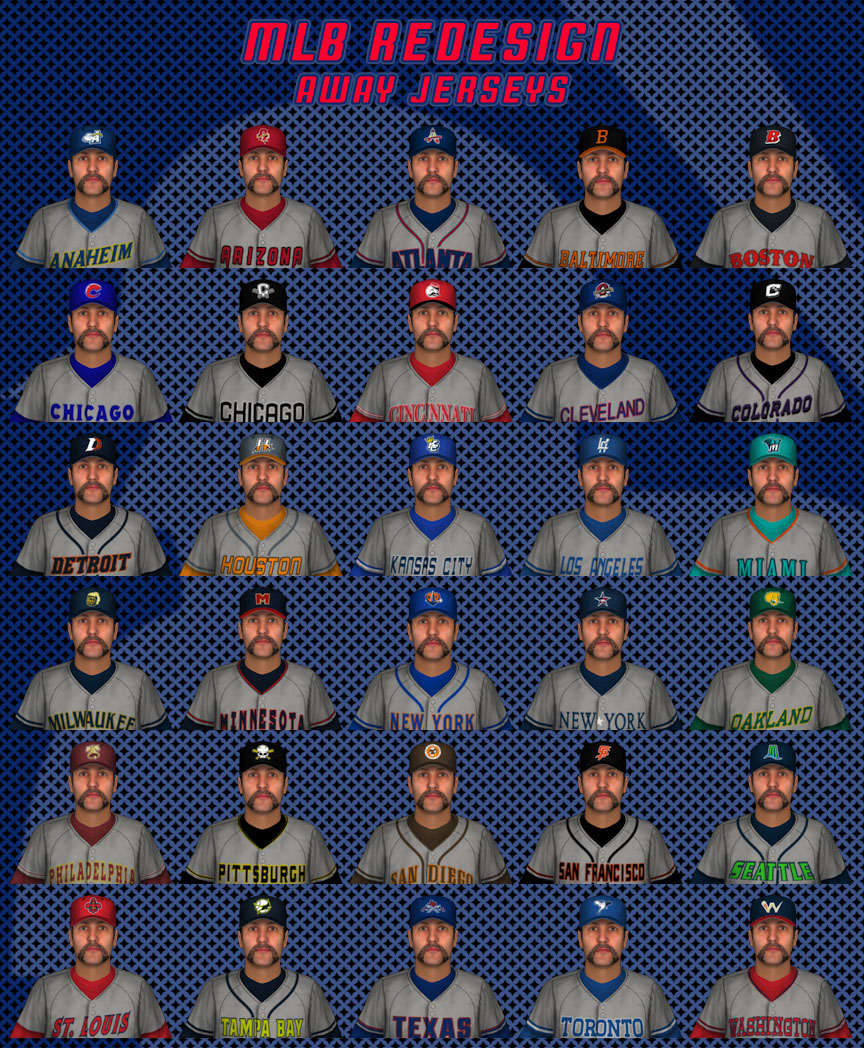 MLB Redesign (logos, caps, and jerseys) - OOTP Developments Forums