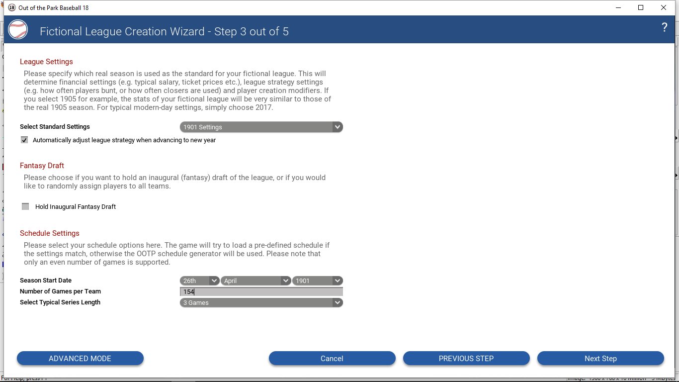 OOTP Go Tutorial Series - Getting started with Fictional Leagues 