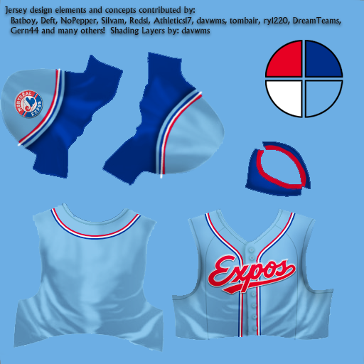 Montreal Expos alt/spring uniforms - Uniforms - MVP Mods