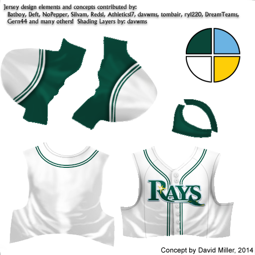 Tampa Bay Devil Ray's Jerseys and Hats - OOTP Developments Forums