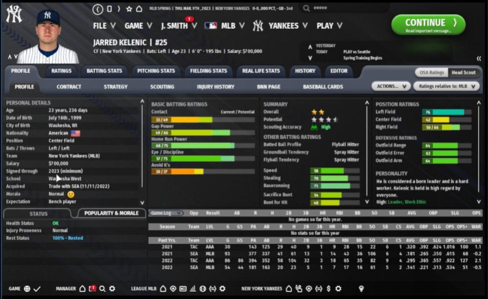2023 MLB Opening Day and trade deadline: Kansas City Royals OOTP